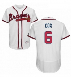 Mens Majestic Atlanta Braves 6 Bobby Cox White Home Flex Base Authentic Collection MLB Jersey Mens Majestic Atlanta Braves 6 Bobby Cox White Home Flex Base Authentic Collection MLB Jersey