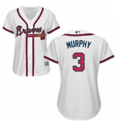 Womens Majestic Atlanta Braves 3 Dale Murphy Replica White Home Cool Base MLB Jersey Womens Majestic Atlanta Braves 3 Dale Murphy Replica White Home Cool Base MLB Jersey