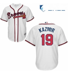 Youth Majestic Atlanta Braves 19 Scott Kazmir Authentic White Home Cool Base MLB Jersey Youth Majestic Atlanta Braves 19 Scott Kazmir Authentic White Home Cool Base MLB Jersey