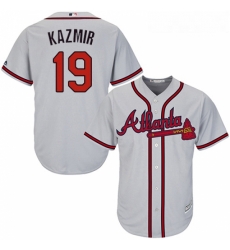 Youth Majestic Atlanta Braves 19 Scott Kazmir Replica Grey Road Cool Base MLB Jersey Youth Majestic Atlanta Braves 19 Scott Kazmir Replica Grey Road Cool Base MLB Jersey