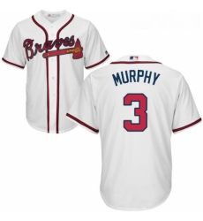 Youth Majestic Atlanta Braves 3 Dale Murphy Authentic White Home Cool Base MLB Jersey Youth Majestic Atlanta Braves 3 Dale Murphy Authentic White Home Cool Base MLB Jersey
