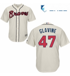 Youth Majestic Atlanta Braves 47 Tom Glavine Authentic Cream Alternate 2 Cool Base MLB Jersey Youth Majestic Atlanta Braves 47 Tom Glavine Authentic Cream Alternate 2 Cool Base MLB Jersey