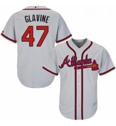 Youth Majestic Atlanta Braves 47 Tom Glavine Replica Grey Road Cool Base MLB Jersey Youth Majestic Atlanta Braves 47 Tom Glavine Replica Grey Road Cool Base MLB Jersey