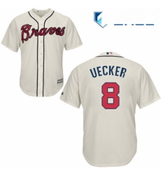 Youth Majestic Atlanta Braves 8 Bob Uecker Authentic Cream Alternate 2 Cool Base MLB Jersey Youth Majestic Atlanta Braves 8 Bob Uecker Authentic Cream Alternate 2 Cool Base MLB Jersey