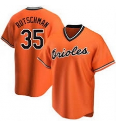 Baltimore Orioles 35 RutschmanOrange Jersey Baltimore Orioles 35 RutschmanOrange Jersey
