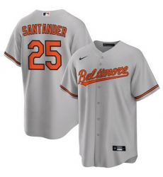 Men Baltimore Orioles 25 Anthony Santander Grey Cool Base Stitched Jersey Men Baltimore Orioles 25 Anthony Santander Grey Cool Base Stitched Jersey