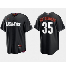 Men Baltimore Orioles 35 Adley Rutschman Black 2023 City Connect Cool Base Stitched Baseball Jersey Men Baltimore Orioles 35 Adley Rutschman Black 2023 City Connect Cool Base Stitched Baseball Jersey