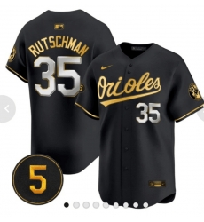 Men Baltimore Orioles 35 Adley Rutschman Black 2024 Home Limited Cool Base Stitched Baseball Jersey Men Baltimore Orioles 35 Adley Rutschman Black 2024 Home Limited Cool Base Stitched Baseball Jersey