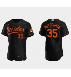 Men Baltimore Orioles 35 Adley Rutschman Black Flex Base Stitched Baseball Jersey Men Baltimore Orioles 35 Adley Rutschman Black Flex Base Stitched Baseball Jersey