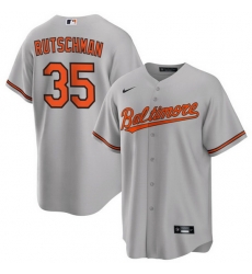Men Baltimore Orioles 35 Adley Rutschman Grey Cool Base Stitched Jersey Men Baltimore Orioles 35 Adley Rutschman Grey Cool Base Stitched Jersey