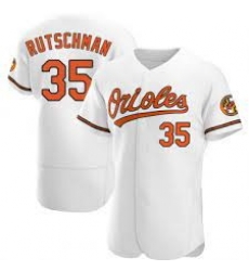 Men Baltimore Orioles 35 Adley Rutschman White Flexbase Jersey Men Baltimore Orioles 35 Adley Rutschman White Flexbase Jersey