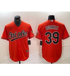 Men Baltimore Orioles 39 Corbin Burnes Orange Cool Base Stitched Jersey Men Baltimore Orioles 39 Corbin Burnes Orange Cool Base Stitched Jersey