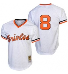 Men Baltimore Orioles #8 Cal Ripken Jr Throwback White Jersey Men Baltimore Orioles #8 Cal Ripken Jr Throwback White Jersey