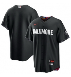 Men Baltimore Orioles Blank Black 2023 City Connect Cool Base Stitched Baseball Jersey Men Baltimore Orioles Blank Black 2023 City Connect Cool Base Stitched Baseball Jersey