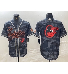 Men Baltimore Orioles Gray Team Big Logo Cool Base Stitched Jersey 8 Men Baltimore Orioles Gray Team Big Logo Cool Base Stitched Jersey 8