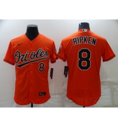 Men Nike Baltimore Orioles 8 Cal Ripken Jr Orange Flex Base Player MLB Jersey Men Nike Baltimore Orioles 8 Cal Ripken Jr Orange Flex Base Player MLB Jersey