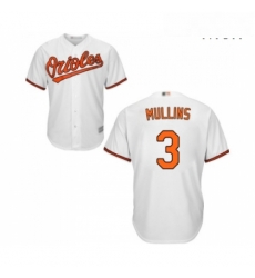 Mens Baltimore Orioles 3 Cedric Mullins Replica White Home Cool Base Baseball Jersey Mens Baltimore Orioles 3 Cedric Mullins Replica White Home Cool Base Baseball Jersey