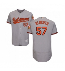 Mens Baltimore Orioles 57 Hanser Alberto Grey Road Flex Base Authentic Collection Baseball Jersey Mens Baltimore Orioles 57 Hanser Alberto Grey Road Flex Base Authentic Collection Baseball Jersey