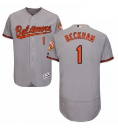 Mens Majestic Baltimore Orioles 1 Tim Beckham Grey Road Flex Base Authentic Collection MLB Jersey Mens Majestic Baltimore Orioles 1 Tim Beckham Grey Road Flex Base Authentic Collection MLB Jersey