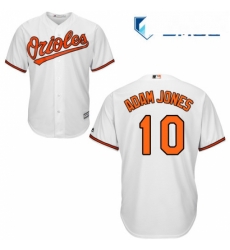 Mens Majestic Baltimore Orioles 10 Adam Jones Replica White Home Cool Base MLB Jersey Mens Majestic Baltimore Orioles 10 Adam Jones Replica White Home Cool Base MLB Jersey