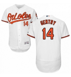Mens Majestic Baltimore Orioles 14 Craig Gentry White Home Flex Base Authentic Collection MLB Jersey Mens Majestic Baltimore Orioles 14 Craig Gentry White Home Flex Base Authentic Collection MLB Jersey