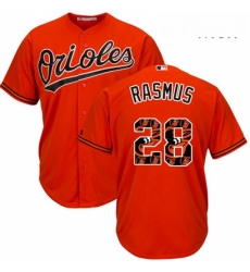 Mens Majestic Baltimore Orioles 28 Colby Rasmus Authentic Orange Team Logo Fashion Cool Base MLB Jersey Mens Majestic Baltimore Orioles 28 Colby Rasmus Authentic Orange Team Logo Fashion Cool Base MLB Jersey