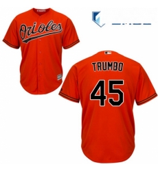 Mens Majestic Baltimore Orioles 45 Mark Trumbo Replica Orange Alternate Cool Base MLB Jersey Mens Majestic Baltimore Orioles 45 Mark Trumbo Replica Orange Alternate Cool Base MLB Jersey