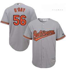 Mens Majestic Baltimore Orioles 56 Darren ODay Replica Grey Road Cool Base MLB Jersey Mens Majestic Baltimore Orioles 56 Darren ODay Replica Grey Road Cool Base MLB Jersey