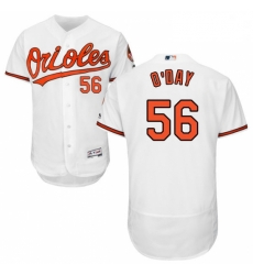 Mens Majestic Baltimore Orioles 56 Darren ODay White Home Flex Base Authentic Collection MLB Jersey Mens Majestic Baltimore Orioles 56 Darren ODay White Home Flex Base Authentic Collection MLB Jersey