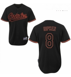 Mens Majestic Baltimore Orioles 8 Cal Ripken Authentic Black Fashion MLB Jersey Mens Majestic Baltimore Orioles 8 Cal Ripken Authentic Black Fashion MLB Jersey