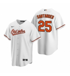 Mens Nike Baltimore Orioles 25 Anthony Santander White Home Stitched Baseball Jersey Mens Nike Baltimore Orioles 25 Anthony Santander White Home Stitched Baseball Jersey