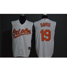 Orioles 19 Chris Davis White Nike Cool Base Sleeveless Jersey Orioles 19 Chris Davis White Nike Cool Base Sleeveless Jersey