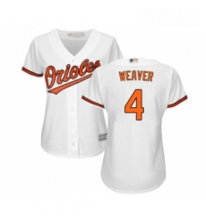 Womens Baltimore Orioles 4 Earl Weaver Replica White Home Cool Base Baseball Jersey Womens Baltimore Orioles 4 Earl Weaver Replica White Home Cool Base Baseball Jersey
