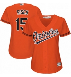 Womens Majestic Baltimore Orioles 15 Chance Sisco Replica Orange Alternate Cool Base MLB Jersey Womens Majestic Baltimore Orioles 15 Chance Sisco Replica Orange Alternate Cool Base MLB Jersey