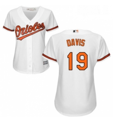 Womens Majestic Baltimore Orioles 19 Chris Davis Authentic White Home Cool Base MLB Jersey Womens Majestic Baltimore Orioles 19 Chris Davis Authentic White Home Cool Base MLB Jersey