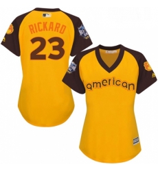 Womens Majestic Baltimore Orioles 23 Joey Rickard Authentic Yellow 2016 All Star American League BP Cool Base MLB Jersey Womens Majestic Baltimore Orioles 23 Joey Rickard Authentic Yellow 2016 All Star American League BP Cool Base MLB Jersey