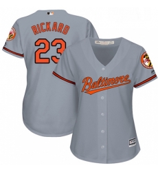 Womens Majestic Baltimore Orioles 23 Joey Rickard Replica Grey Road Cool Base MLB Jersey Womens Majestic Baltimore Orioles 23 Joey Rickard Replica Grey Road Cool Base MLB Jersey