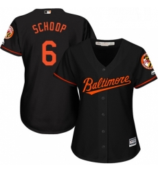 Womens Majestic Baltimore Orioles 6 Jonathan Schoop Replica Black Alternate Cool Base MLB Jersey Womens Majestic Baltimore Orioles 6 Jonathan Schoop Replica Black Alternate Cool Base MLB Jersey