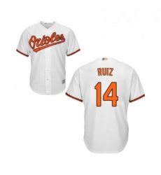 Youth Baltimore Orioles 14 Rio Ruiz Replica White Home Cool Base Baseball Jersey Youth Baltimore Orioles 14 Rio Ruiz Replica White Home Cool Base Baseball Jersey