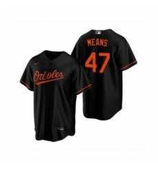Youth Baltimore Orioles #22 John Means Nike Black Replica Alternate Jersey Youth Baltimore Orioles #22 John Means Nike Black Replica Alternate Jersey