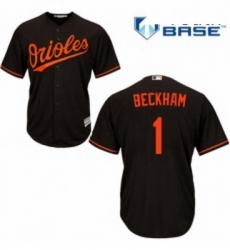 Youth Majestic Baltimore Orioles 1 Tim Beckham Authentic Black Alternate Cool Base MLB Jersey Youth Majestic Baltimore Orioles 1 Tim Beckham Authentic Black Alternate Cool Base MLB Jersey