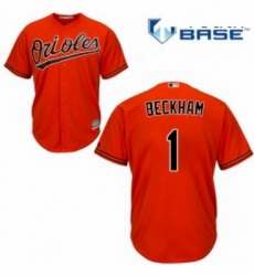 Youth Majestic Baltimore Orioles 1 Tim Beckham Replica Orange Alternate Cool Base MLB Jersey Youth Majestic Baltimore Orioles 1 Tim Beckham Replica Orange Alternate Cool Base MLB Jersey