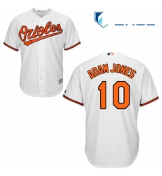 Youth Majestic Baltimore Orioles 10 Adam Jones Replica White Home Cool Base MLB Jersey Youth Majestic Baltimore Orioles 10 Adam Jones Replica White Home Cool Base MLB Jersey