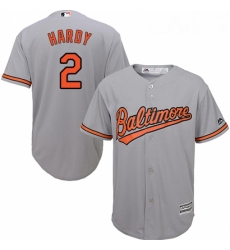 Youth Majestic Baltimore Orioles 2 JJ Hardy Replica Grey Road Cool Base MLB Jersey Youth Majestic Baltimore Orioles 2 JJ Hardy Replica Grey Road Cool Base MLB Jersey