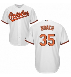 Youth Majestic Baltimore Orioles 35 Brad Brach Authentic White Home Cool Base MLB Jersey Youth Majestic Baltimore Orioles 35 Brad Brach Authentic White Home Cool Base MLB Jersey