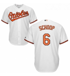 Youth Majestic Baltimore Orioles 6 Jonathan Schoop Replica White Home Cool Base MLB Jersey Youth Majestic Baltimore Orioles 6 Jonathan Schoop Replica White Home Cool Base MLB Jersey