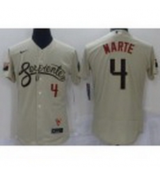 Men Arizona Diamondback 4 Ketel Marte Gold 2021 City Connect Stitched MLB Flex Base Nike Jersey Men Arizona Diamondback 4 Ketel Marte Gold 2021 City Connect Stitched MLB Flex Base Nike Jersey