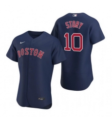 Men Boston Red Sox 10 Trevor Story Navy Flex Base Stitched Baseball jersey Men Boston Red Sox 10 Trevor Story Navy Flex Base Stitched Baseball jersey