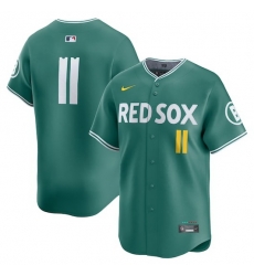 Men Boston Red Sox 11 Rafael Devers Green 2025 City Connect Limited Stitched Baseball Jersey Men Boston Red Sox 11 Rafael Devers Green 2025 City Connect Limited Stitched Baseball Jersey