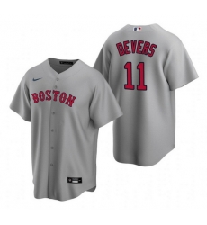 Men Boston Red Sox 11 Rafael Devers Grey Cool Base Stitched Jerse Men Boston Red Sox 11 Rafael Devers Grey Cool Base Stitched Jerse